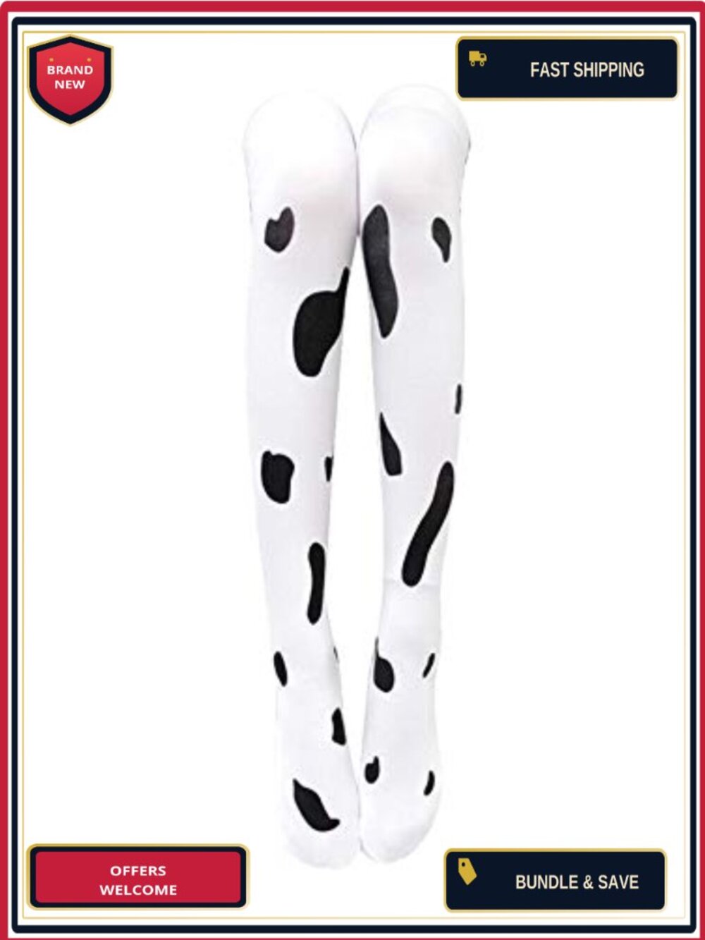 Velvet Over Knee High Tube Socks Cosplay Anime Lolita Halloween